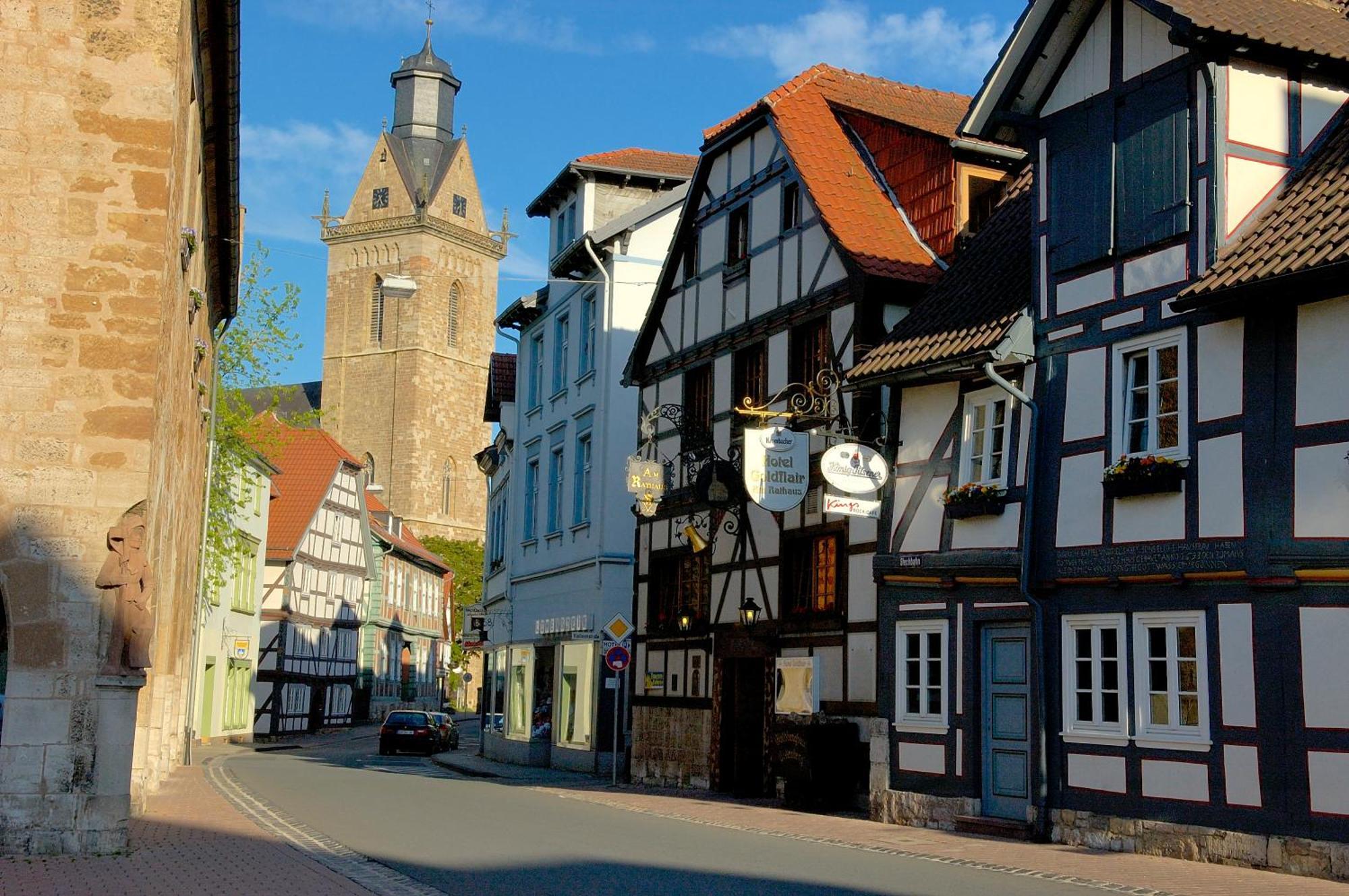 Hotel Goldflair Am Rathaus Korbach Bagian luar foto